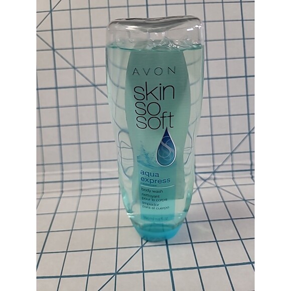 Avon Skin So Soft Body Wash Aqua Express Watermint 11.8 fl oz New NOS Sealed! - Picture 3 of 6